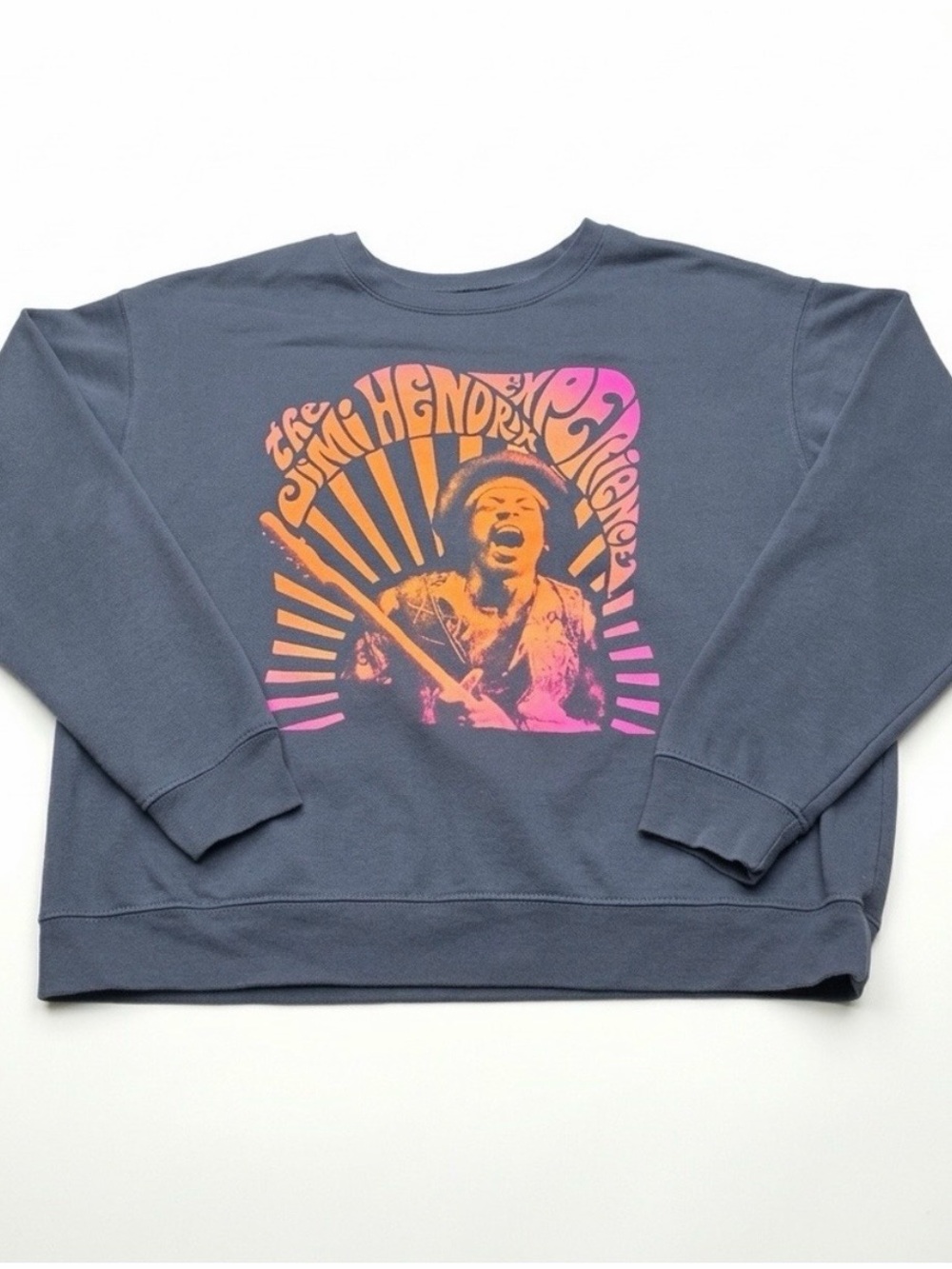 Hendrix Band of Gypsys Olive Tour Sweatshirt